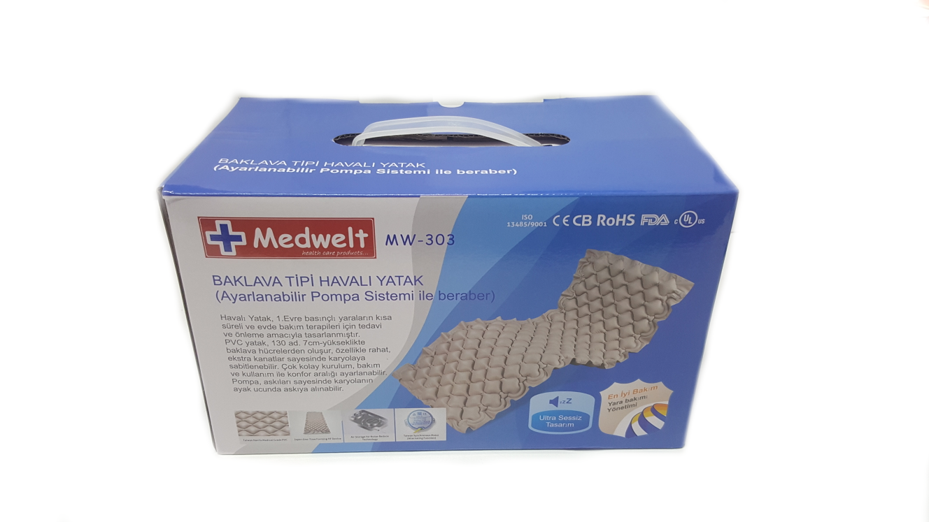 Medwelt MW303 Baklava Tipi Havalı Yatak Besa Medikal